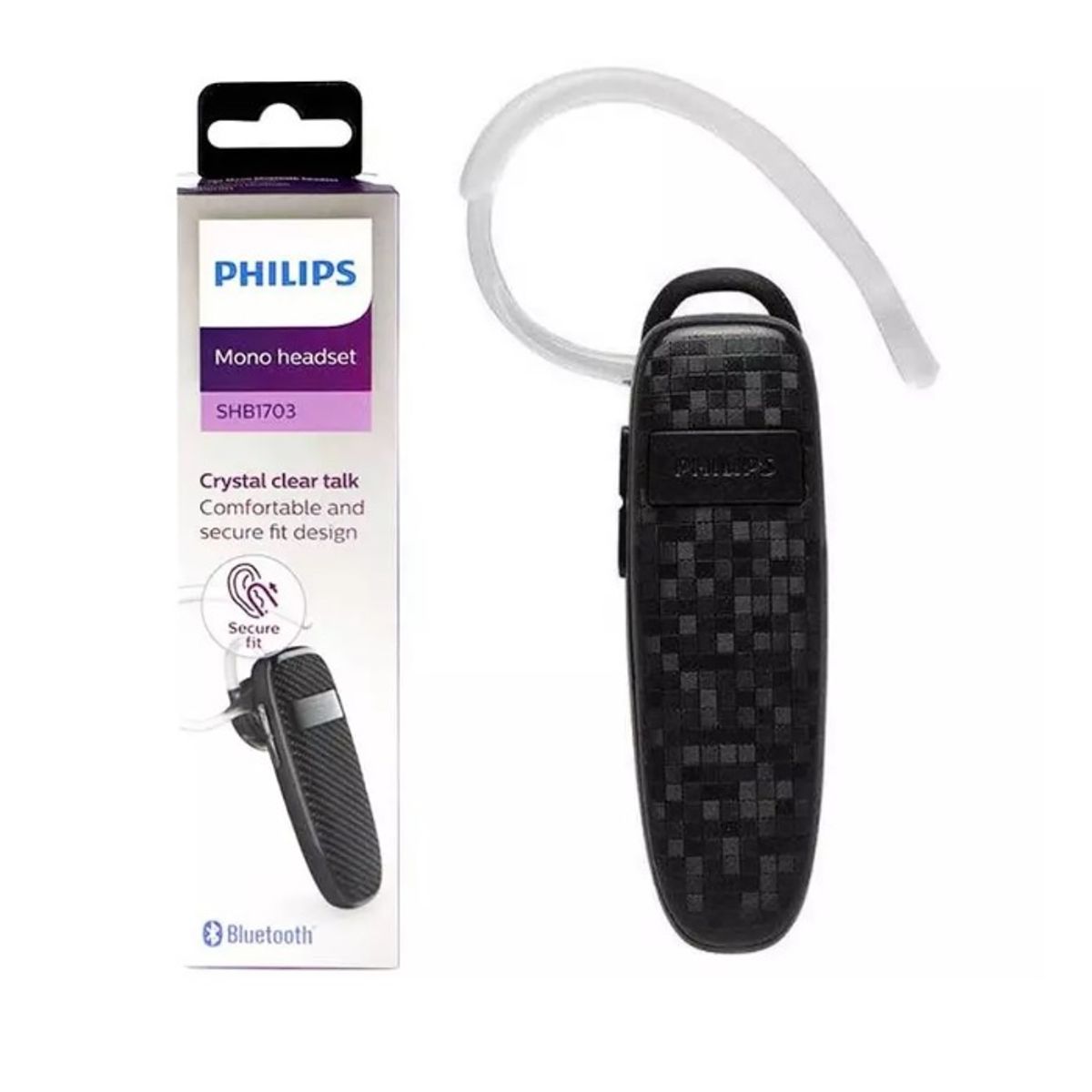 PHILIPS - Manos Libre Audifono Inalambrico Bluetooth Philips Shb1703