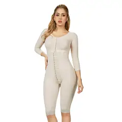 FORMA TU CUERPO - Faja Completa Sostén, Mangas, pierna hasta rodilla Compresión.