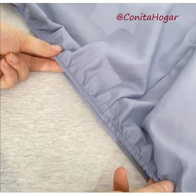 Imagen 2 del producto Juego de Sabana King Gris, 200 Hilos