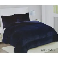 Cobertor Peludo Cama King - Azul Marino