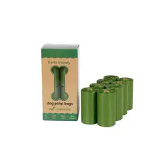 GENERICO - Bolsa De Basura Para Mascotas 8 Rollos Biodegradable 120 Un