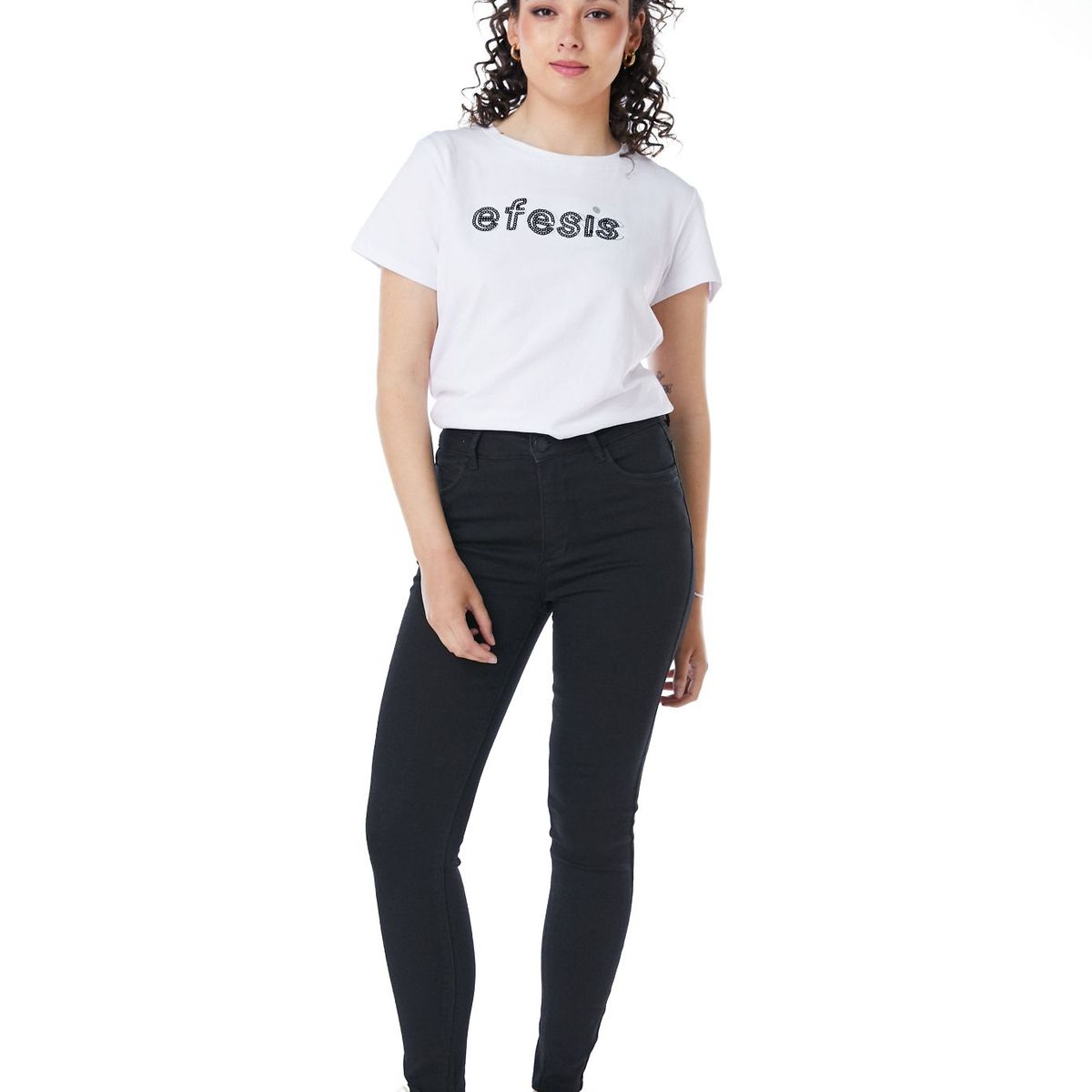 EFESIS - Jeans Skinny Tiro Medio Mujer Efesis