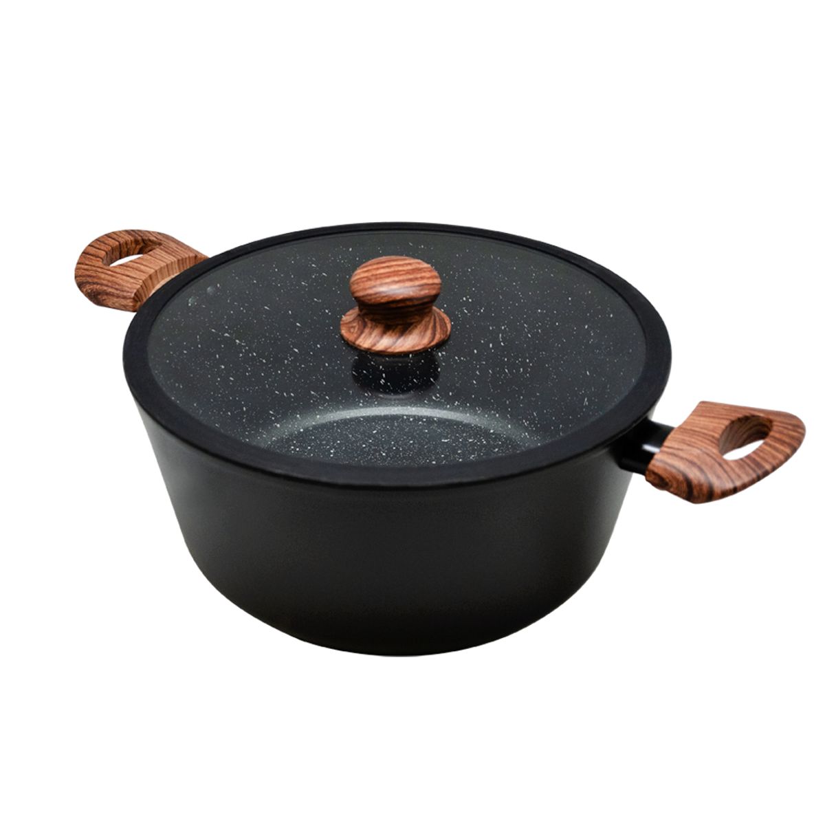 KEEP - Olla Granito Antiadherente Granite Line 28 cm Keep - Negro