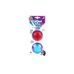 GIGWI - Pack Pelotas Sonido Talla Medium 2 unidades para Perro