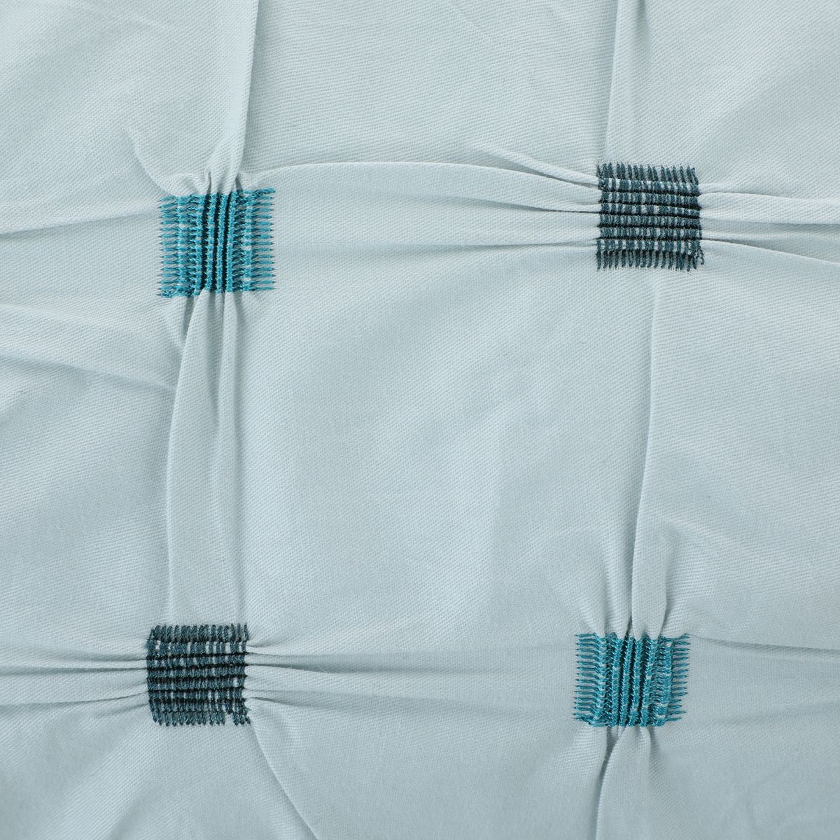 SUEÑO BLANCO - COJIN CAPITON VERDE AGUA VERDE 45X45