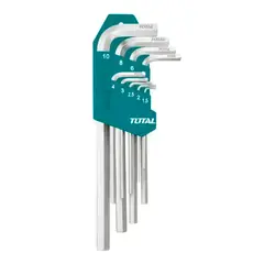 TOTAL TOOLS - Set Juego De Llaves Allen Hexagonal 9 Piezas