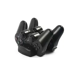 GENERICO - Cargador Joystick Control Ps3 Base Doble Estacion De Carga
