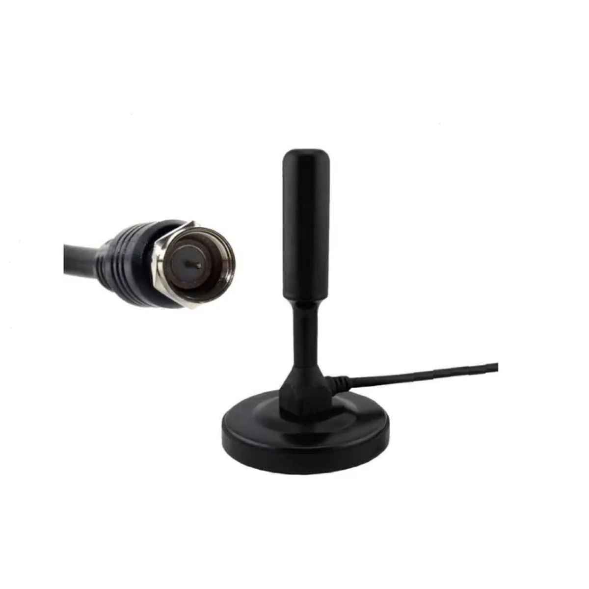 GENERICO - Antena Tv Digital Abierta Hd Tvd Interior 3.5 Dbi Coaxial