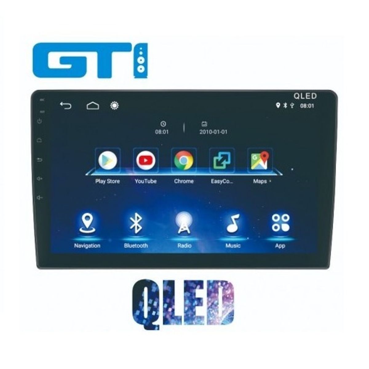 GTI - Radio Auto Android 9 pulgadas y 4 Ram + 64 gb con Carplay Inalambrico