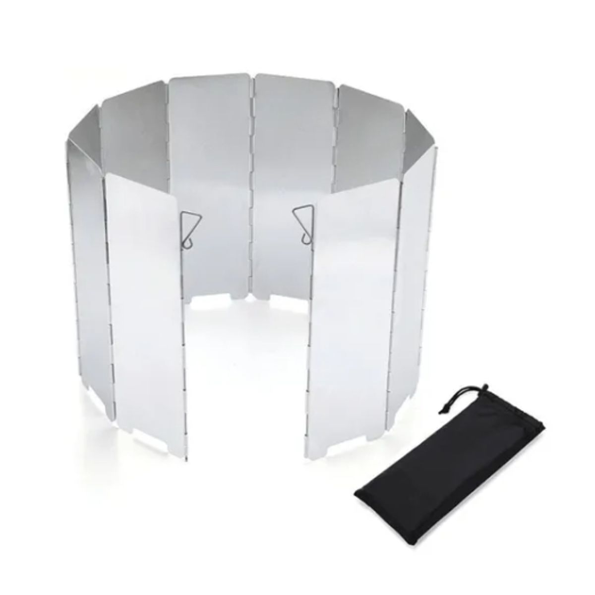 ESHOPANGIE - 10 Placas Contra Viento Plegables Parabrisas Cocina Camping