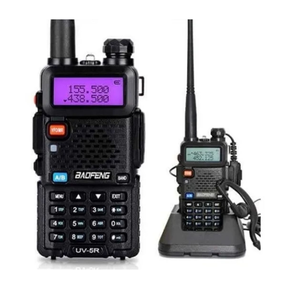 ESHOPANGIE - Radio Transmisor Walkie Talkie Vhf Uhf Fm Dual Band Uv-5r