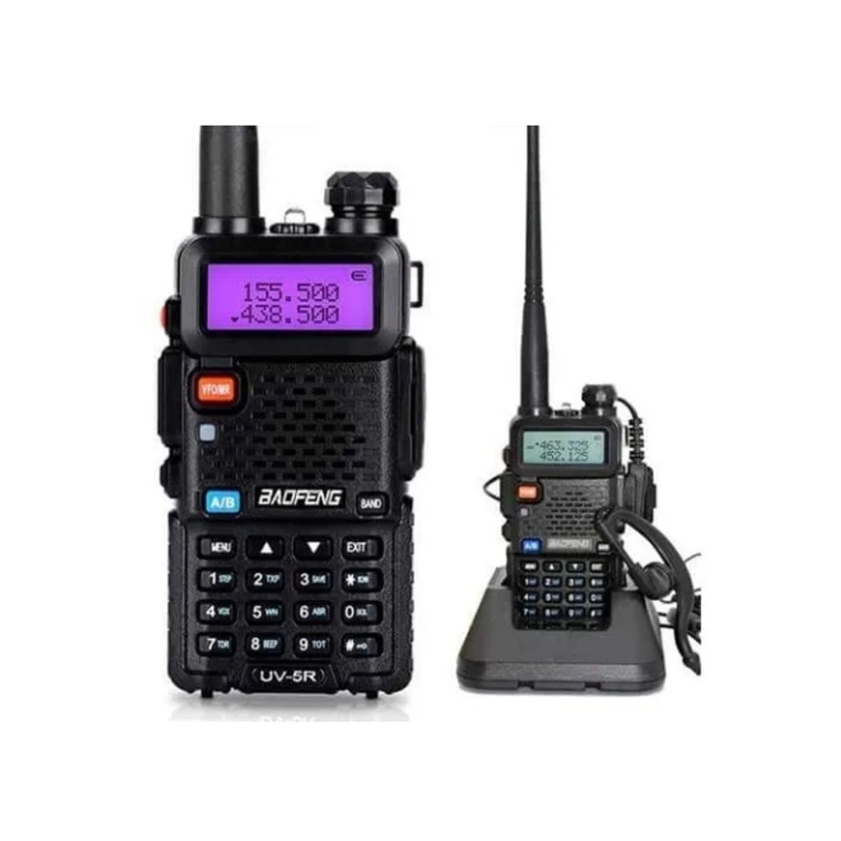 ESHOPANGIE - Radio Transmisor Walkie Talkie Vhf Uhf Fm Dual Band Uv-5r