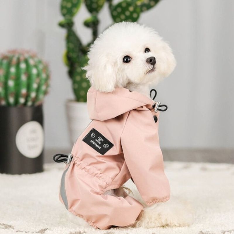 GENERICO - Parca para Perro rosada - Talla S