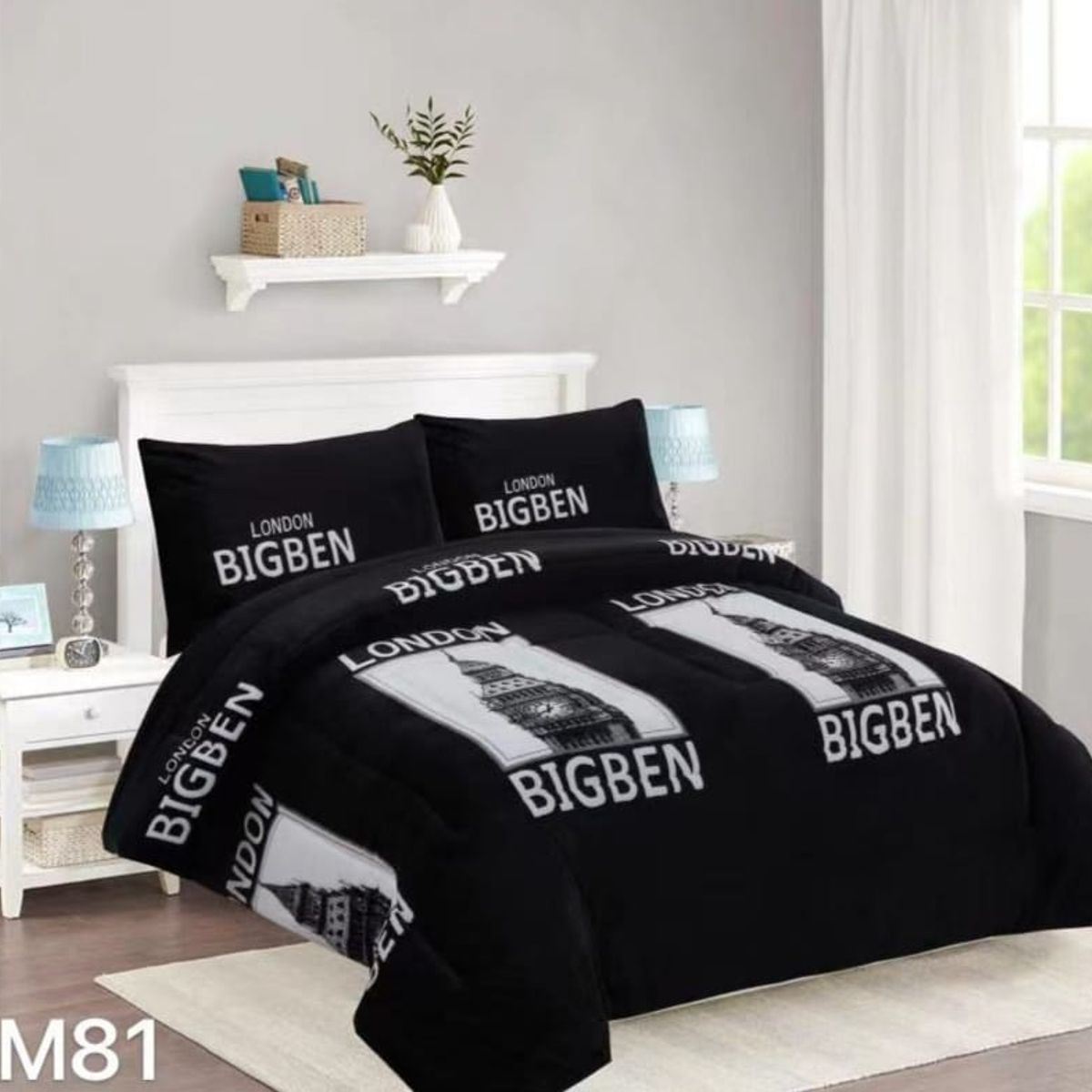 GENERICO - Cobertor Chiporro 2 Plazas - Big Ben Londres