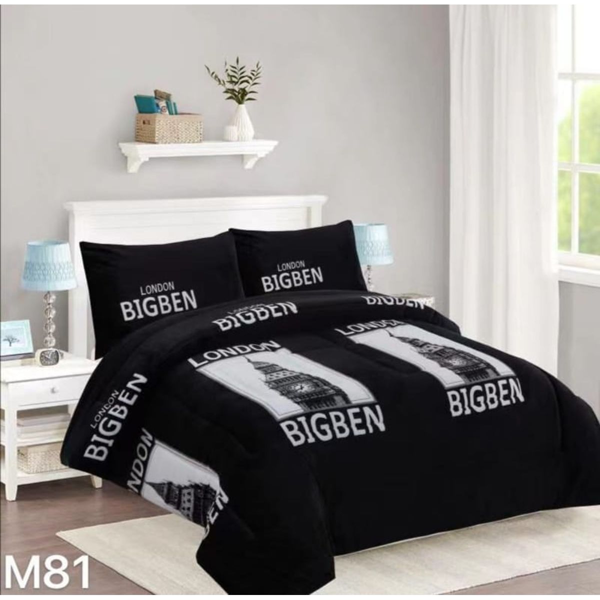 GENERICO - Cobertor Chiporro 2 Plazas - Big Ben Londres