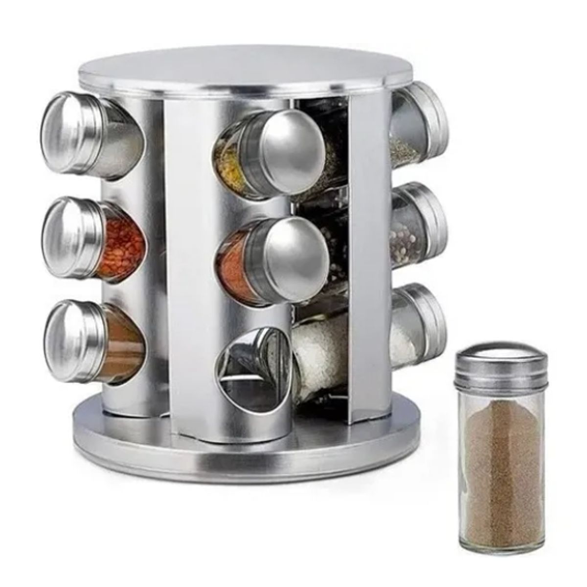 ESHOPANGIE - Rack Condimentero Especiero Giratorio Cocina 12 Pcs