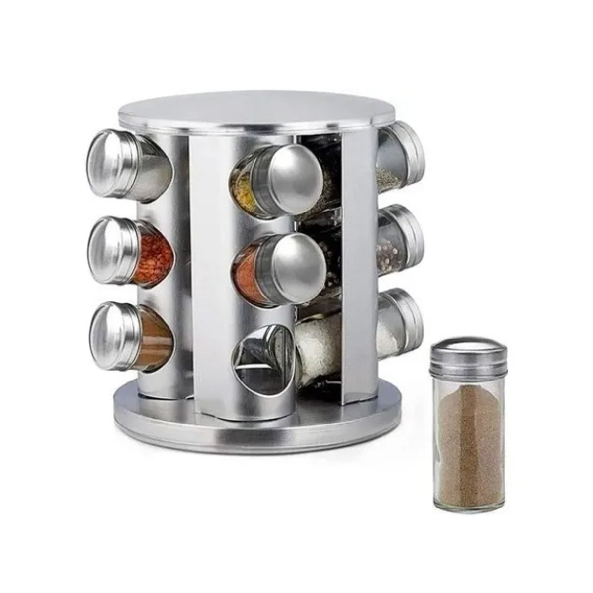 ESHOPANGIE - Rack Condimentero Especiero Giratorio Cocina 12 Pcs