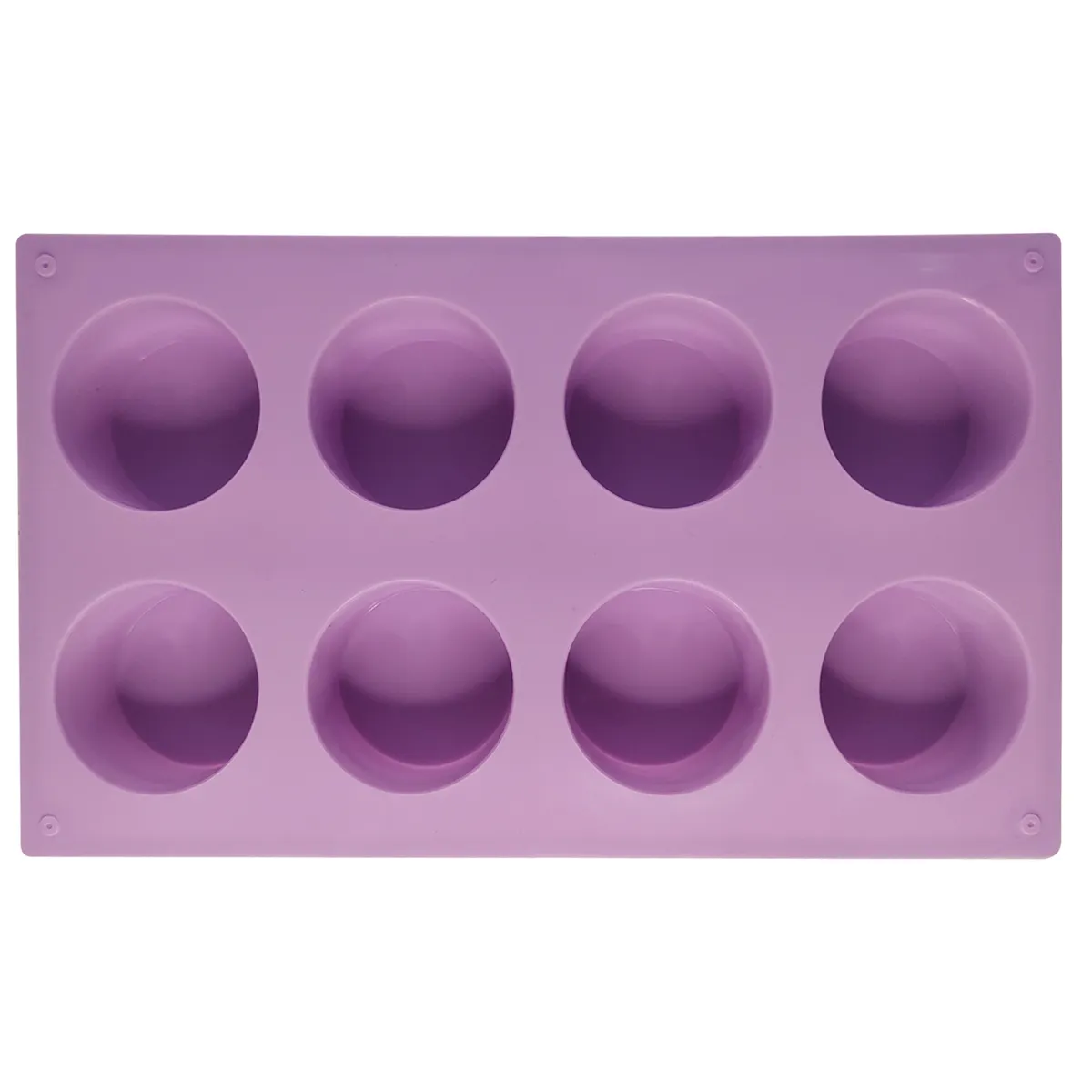 GENERICO - Molde Para Cupcakes De Silicona 8 Queques Reposteria Cocina