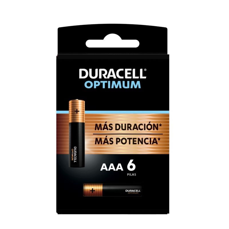 DURACELL - Pack 6 Pilas Duracell Alcalina AAA Optimum