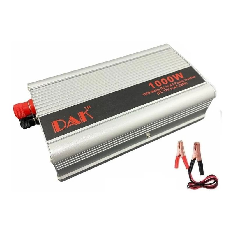 GENERICO - Inversor Voltaje Conversor Corriente 12v A 220v Auto 1000w