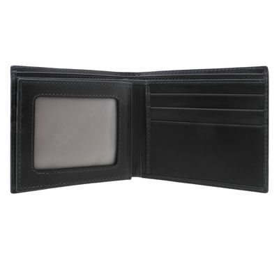 Imagen 2 del producto Billetera Hombre Mod Francesco Negro con Rojo 100 % Cuero Natural