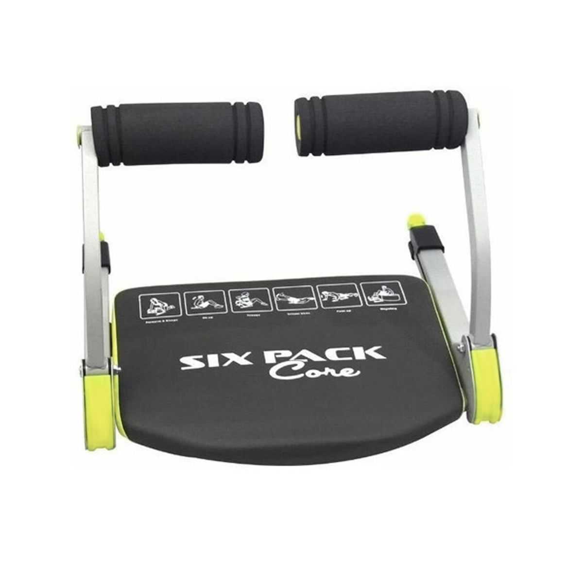 SPORTIME - Maquina Abdominales Pro 6 En 1 Con Bandas Multifuncional