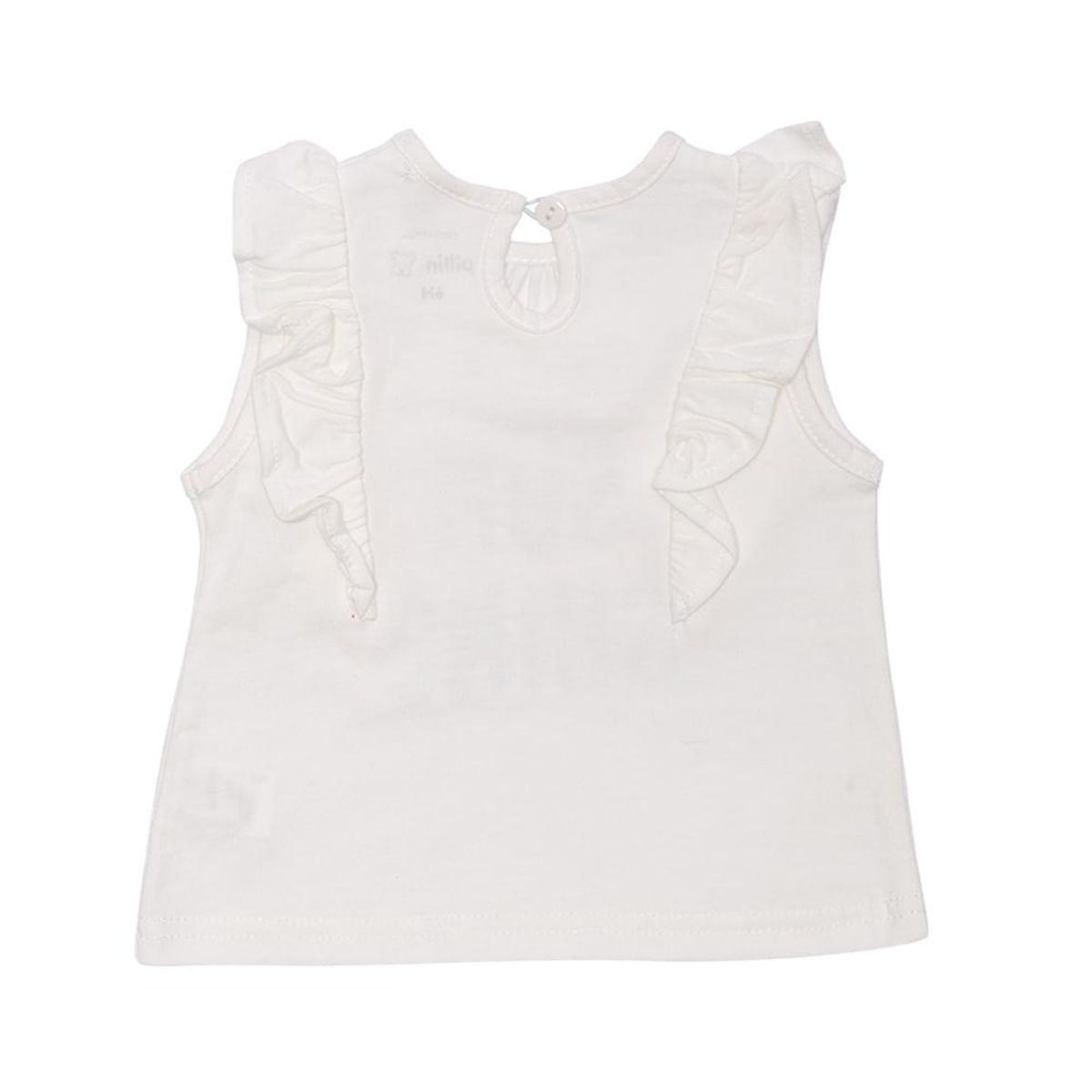 PILLIN - Polera Manga Corta Bebe Niña Crudo Pillin PILLIN