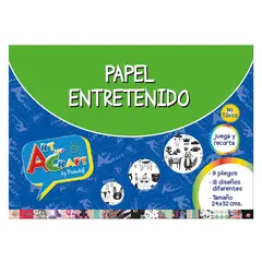 PRONOBEL - Carpeta Con Papel Entretenido 24x32 cm 9 Hojas