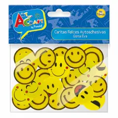 PRONOBEL - Caritas Felices Surtidas Goma Eva 54 Piezas Art & Craft