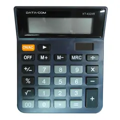 DATACOM - Calculadora Escritorio 12 Dig Tecla Correctora