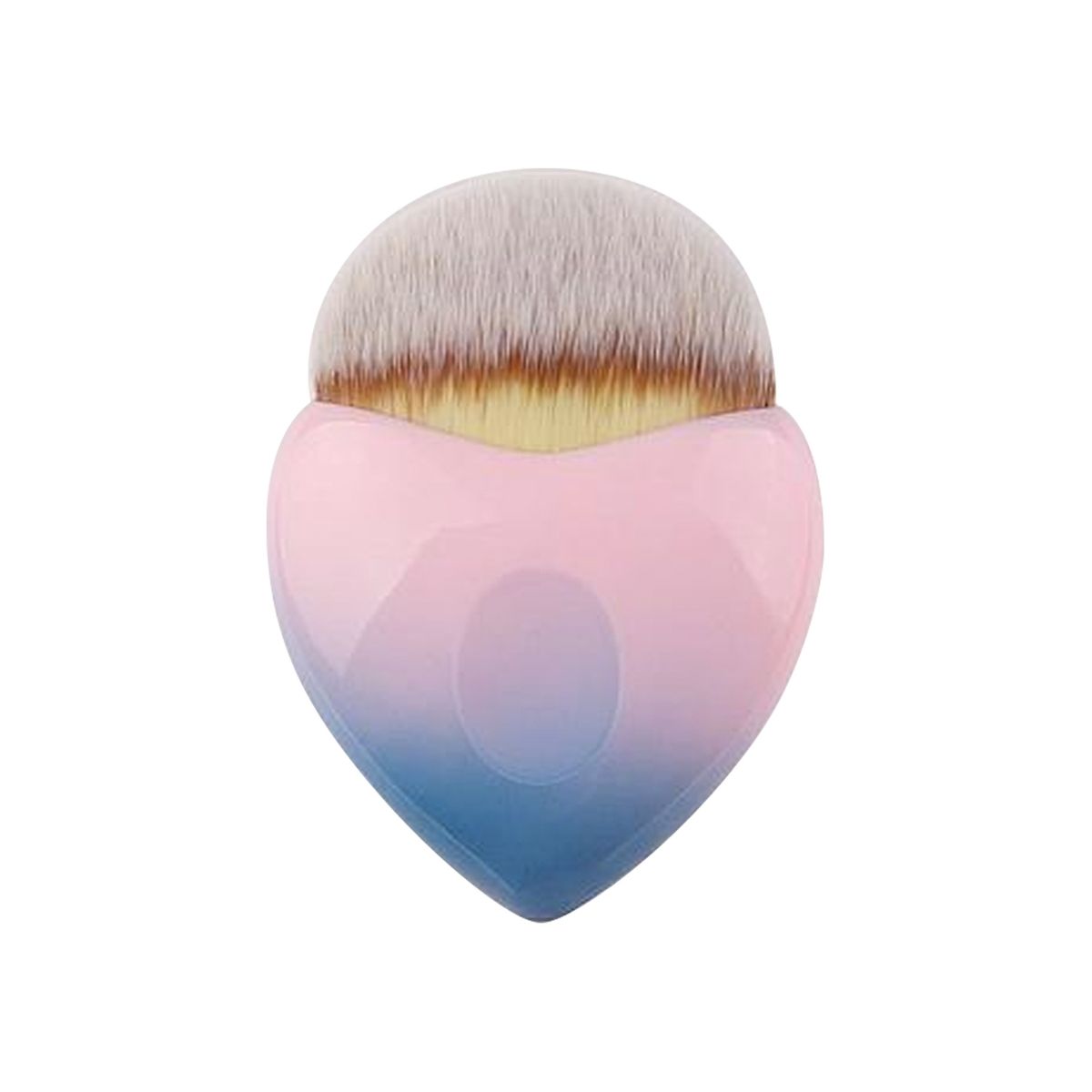 GENERICO - Brocha Estilo Corazón para Maquillaje Malú