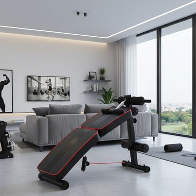 Imagen 2 del producto Banca Abdominales Full Pro Biceps Triceps Plegable Sportime