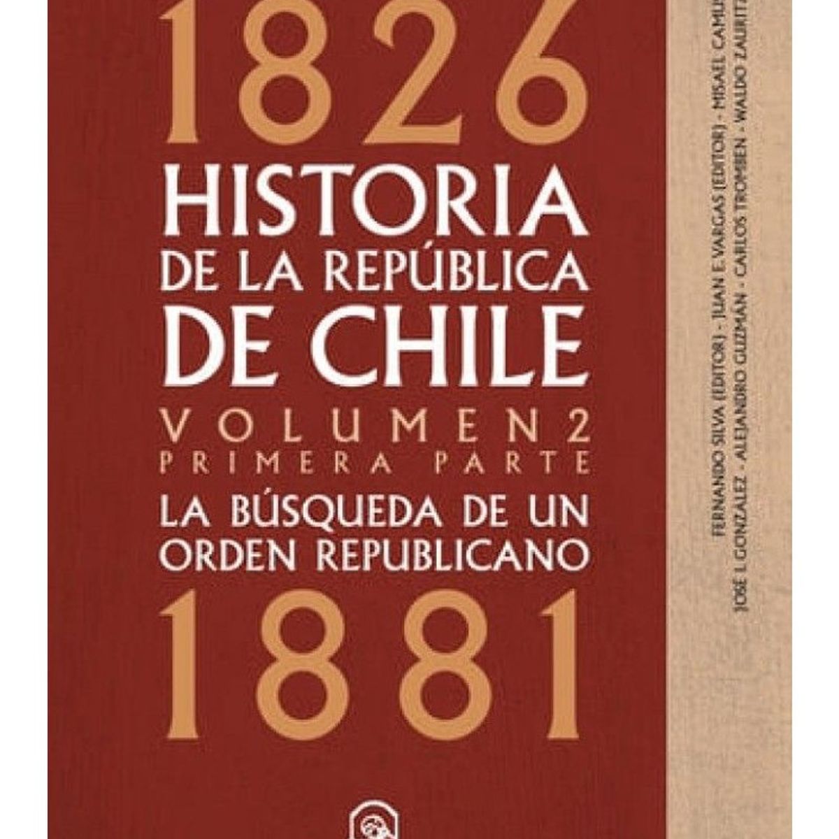 TOP10BOOKS - LIBRO Historia De La República De Chile Vol.2 Primera Parte canales oficiales