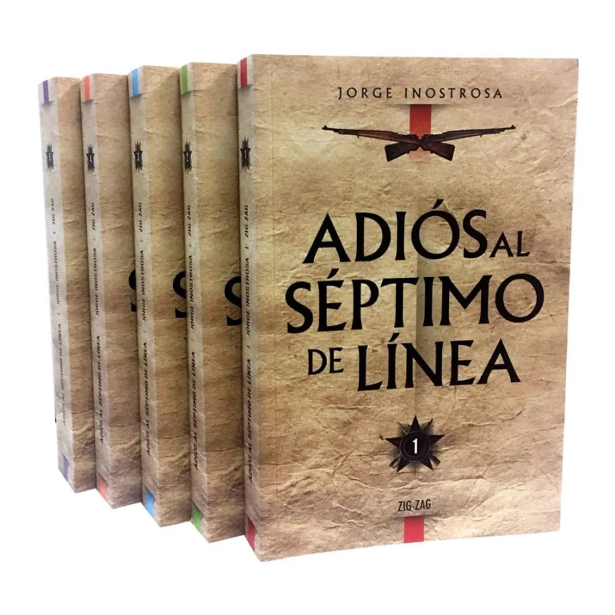 TOP10BOOKS - LIBRO Adiós Al Séptimo De Linea (5 Tomos) - Adiós Al Séptimo De Linea (5 Tomos)