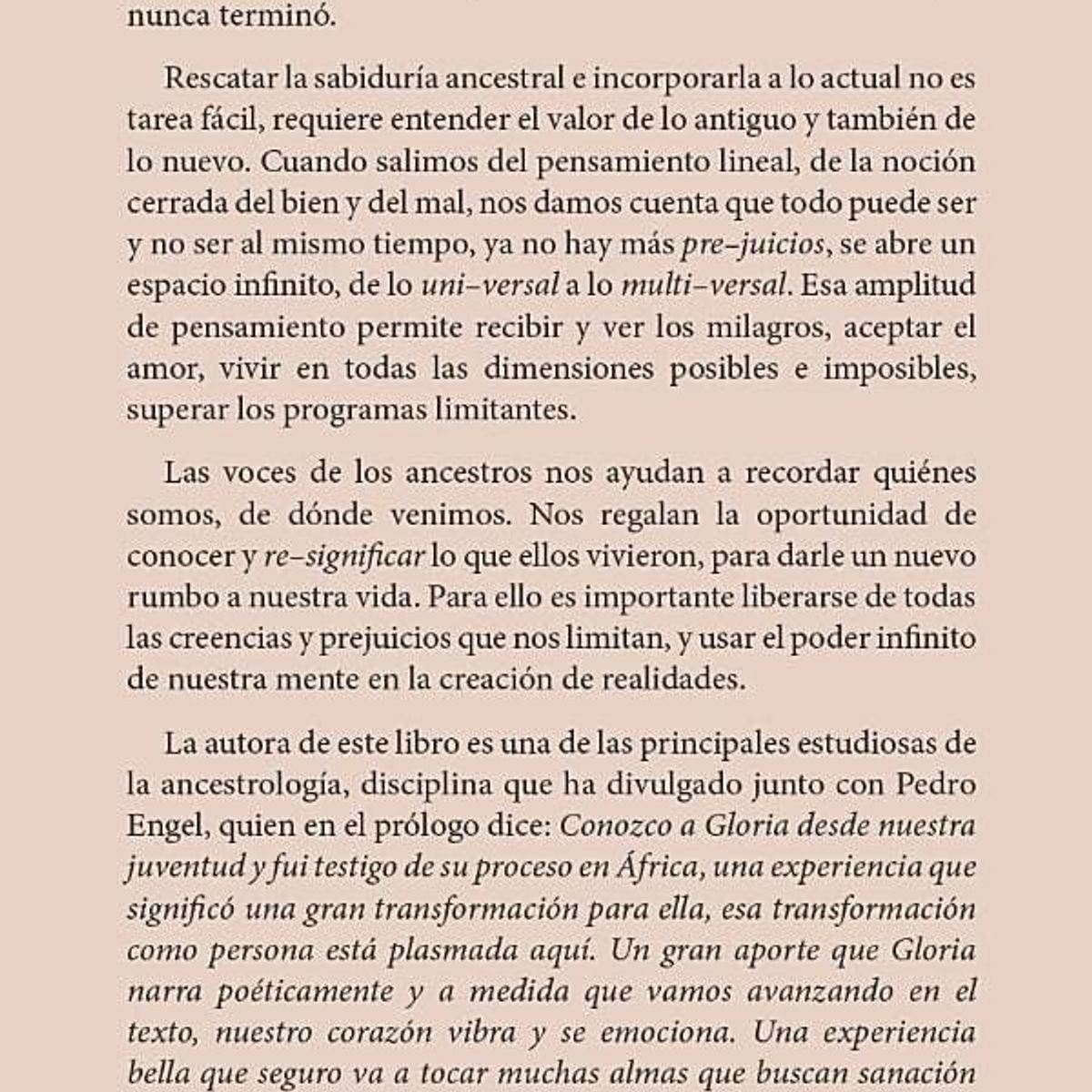 TOP10BOOKS - LIBRO s a n a r Con Los Ancestros - GLORIA LIEBERMAN