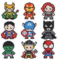 Kit Sticker pintura diamantes - Superheroes