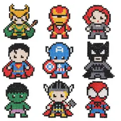 GENERICO - Kit Sticker pintura diamantes - Superheroes