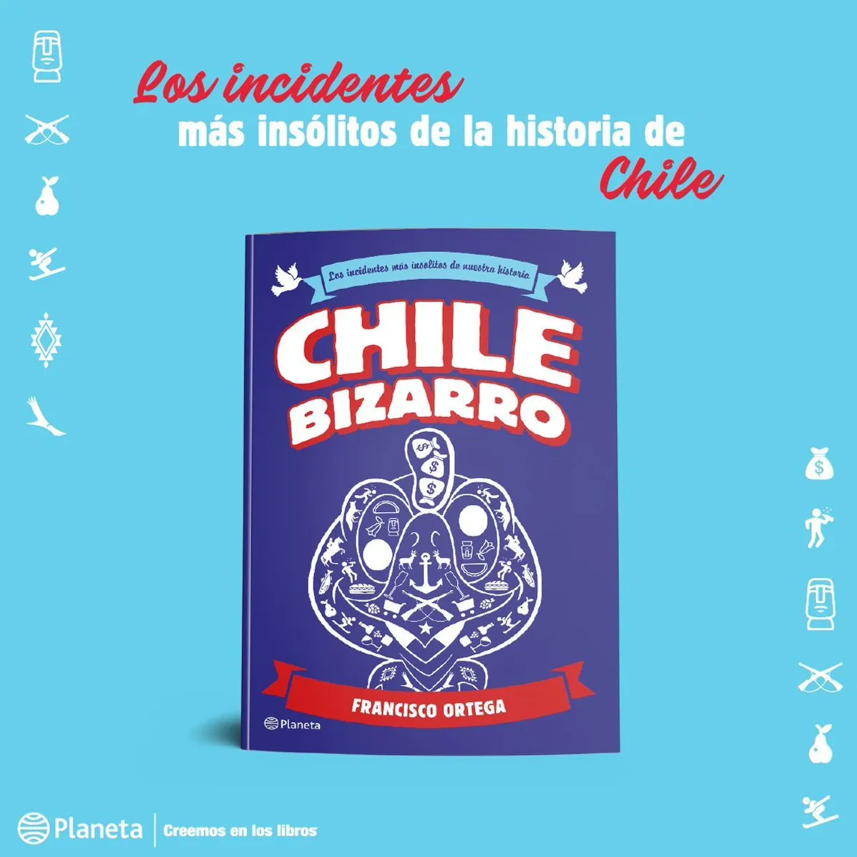 TOP10BOOKS - LIBRO Chile Bizarro - Francisco Ortega