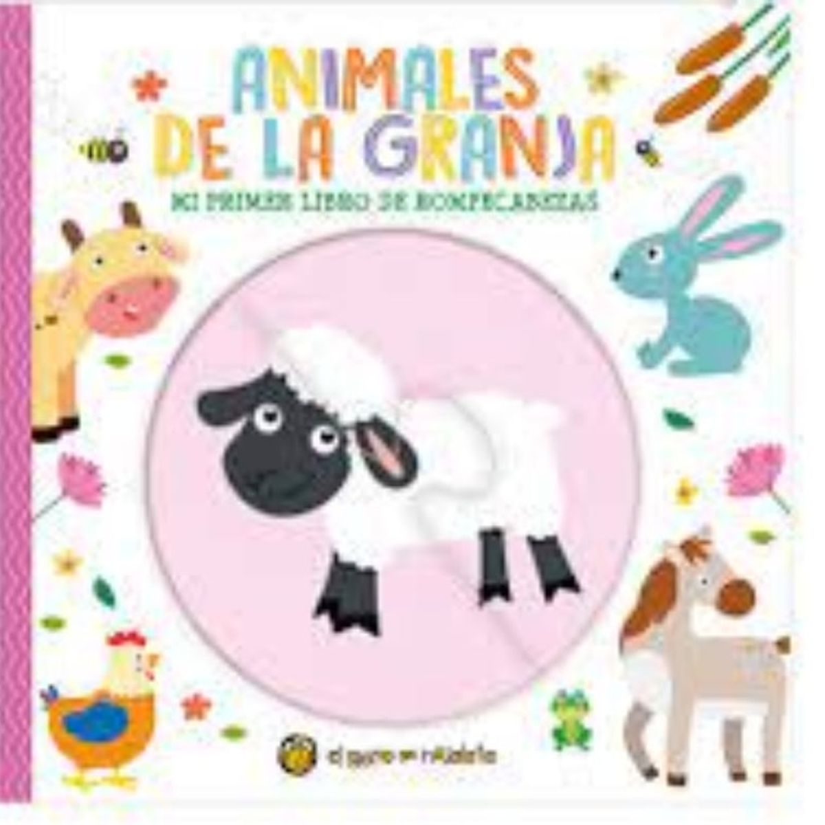 TOP10BOOKS - LIBRO Animales De La Granja - Mi Primer Libro De Rompecabeza