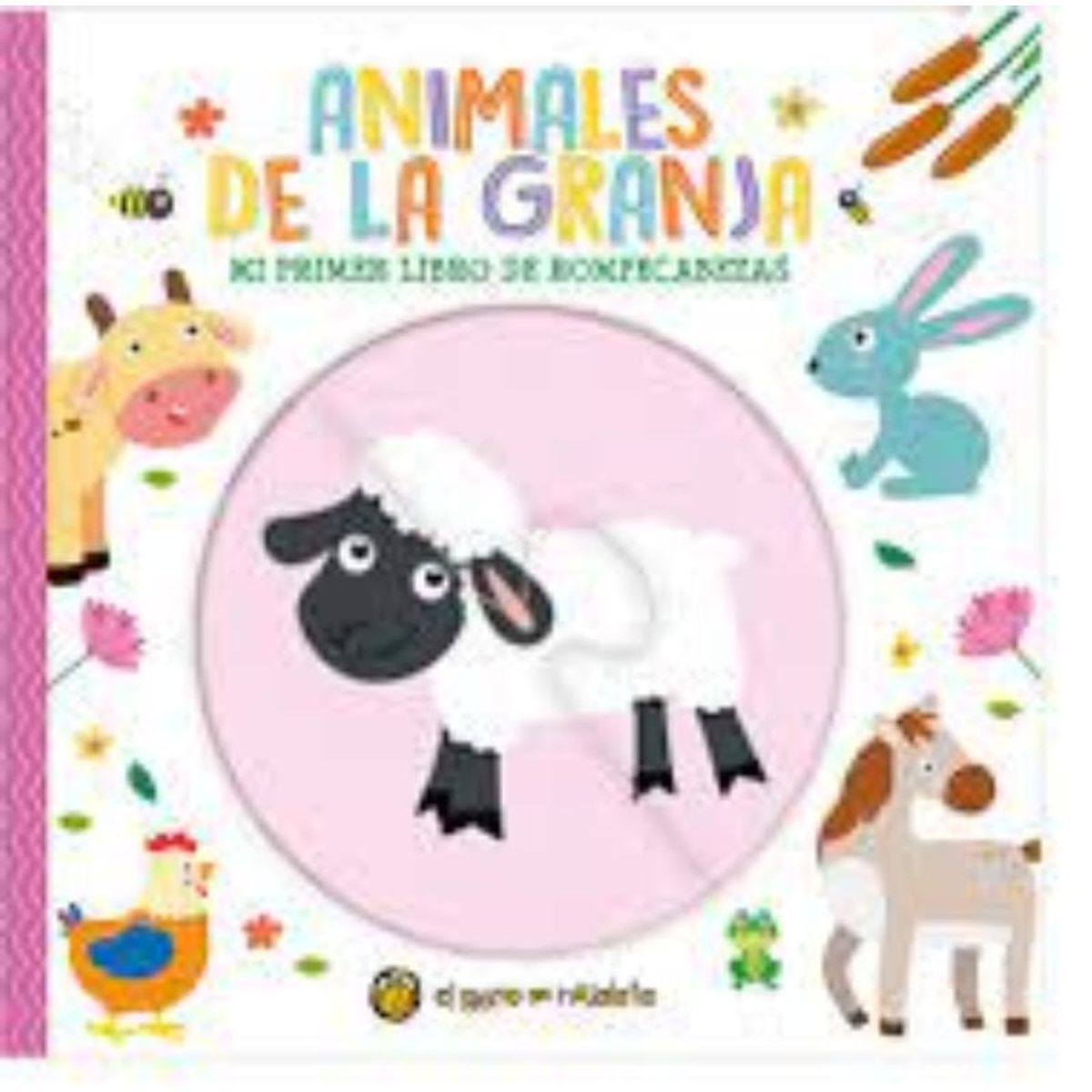 TOP10BOOKS - LIBRO Animales De La Granja - Mi Primer Libro De Rompecabeza