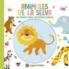 TOP10BOOKS - LIBRO Animales De La Selva - Mi Primer Libro De Rompecabeza