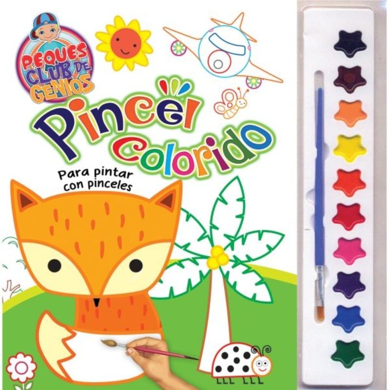 TOP10BOOKS - Libro PEQUES - CLUB DE GENIOS - PINCEL COLORIDO