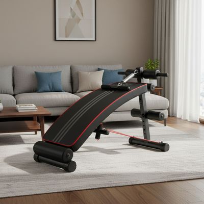 Imagen 2 del producto Banca Abdominales Full Pro Biceps Triceps Con Bandas