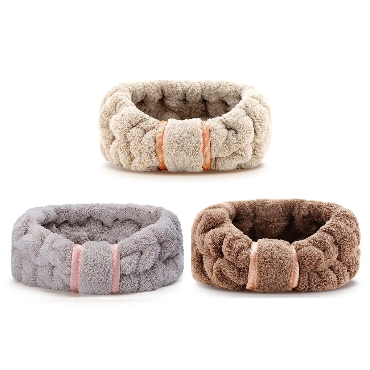 GENERICO - Set de 3 Cintillos Spa y Maquillaje