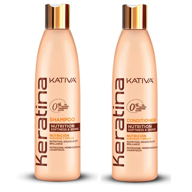 KATIVA - Shampoo matizador + acond balayage anti amarillo Kativa CVL