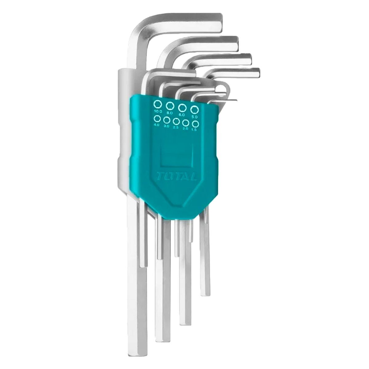 TOTAL TOOLS - Set Juego De Llaves Medianas Allen Hexagonal 9 Piezas
