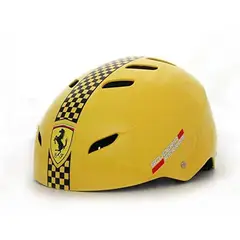 FERRARI - CASCO WITH ADJUSTOR - YELLOW LARGE