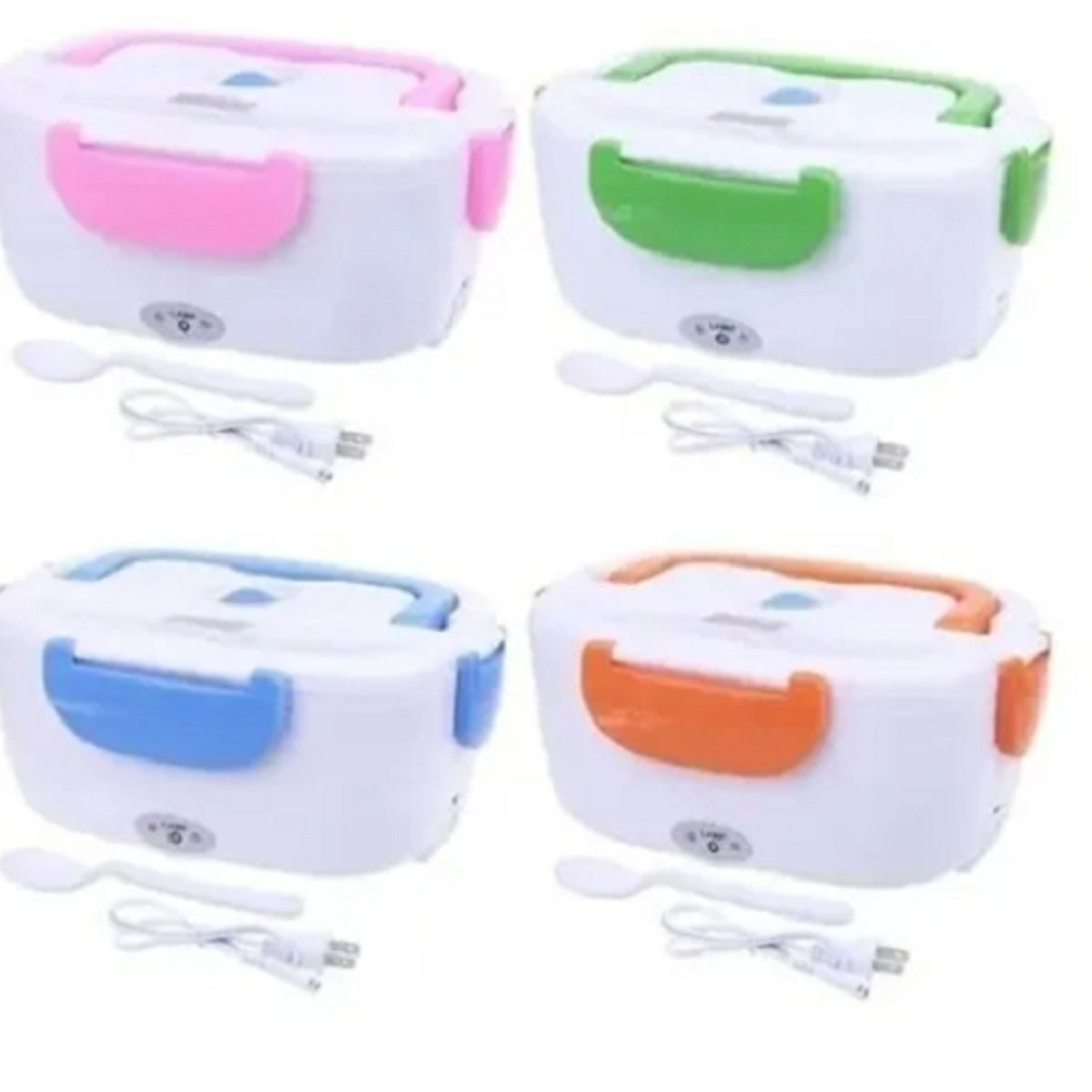 GENERICO - Lonchera Electrica Portatil Termo Electrico Vianda color NARANJA