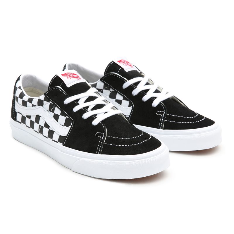 VANS - Zapatillas Unisex SK8-Low (C/S) Checker Negra VANS