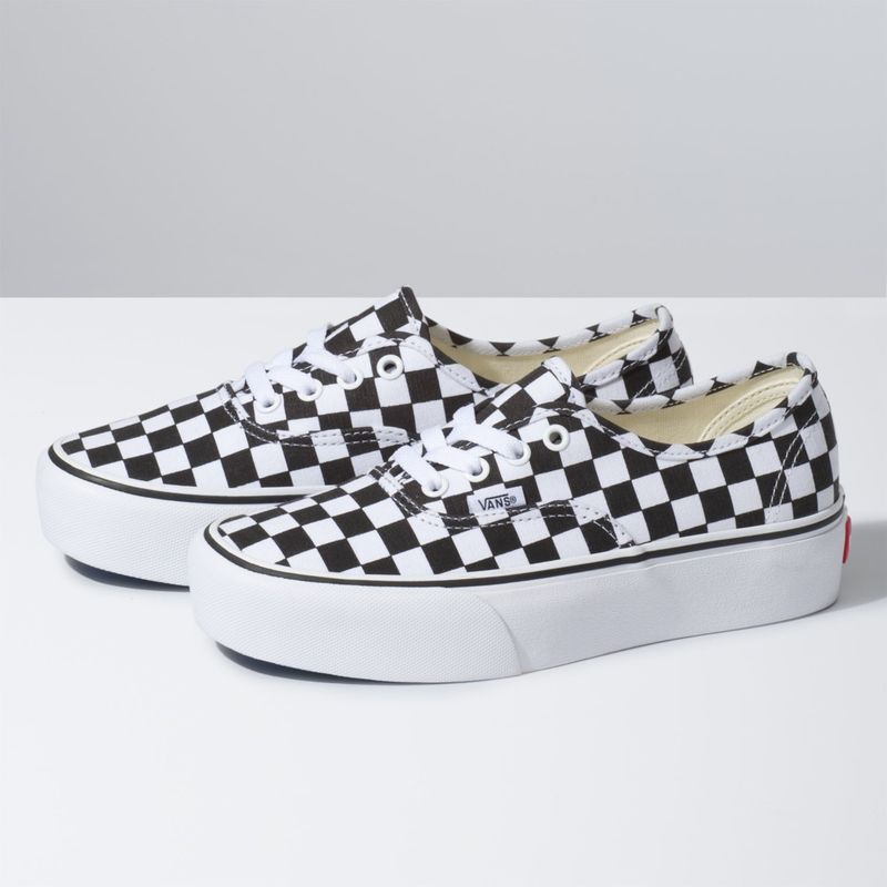 VANS - Zapatilla Authentic Platform 2.0 Checker Negro VANS